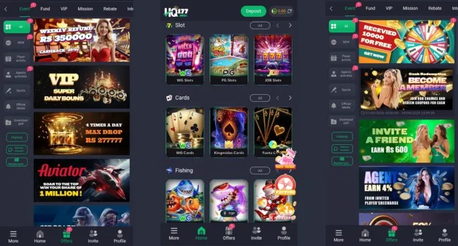 HQ177 Game Download Deposit Free Bonus